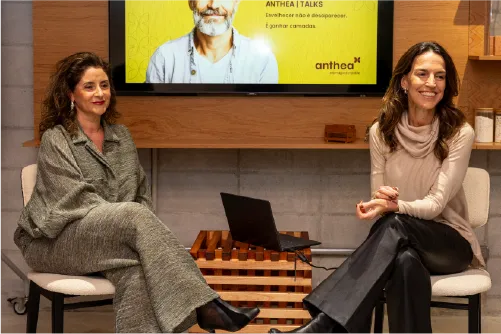 Pitty Sobral Sarian e Candice Pomi no Talk Envelhecer não é desaparecer