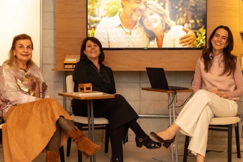 Pitty Sobral Sarian, Marisa Micheloti e Eliete Belfort Mattos no Talk O que ainda te faz escolher essa pessoa, todo santo dia