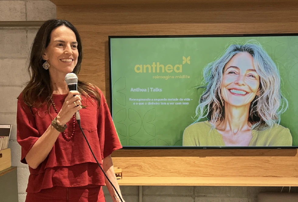 Pitty Sobral Sarian em encontro presencial do Anthea Talks